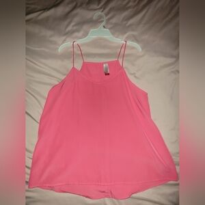 Pink Sleeveless Women's Top
